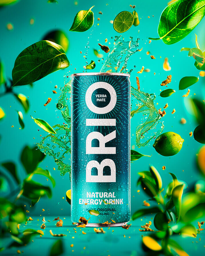 Mate Original sparkling Drink Brio