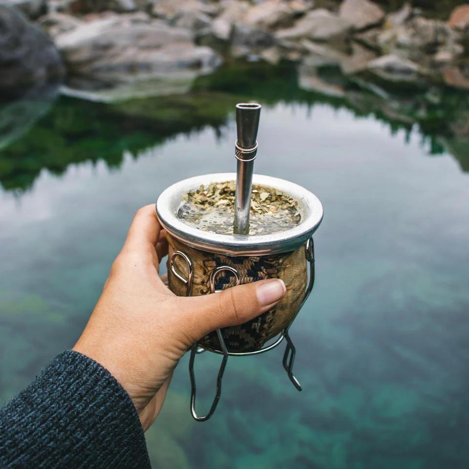traditional style yerba mate drinking cup